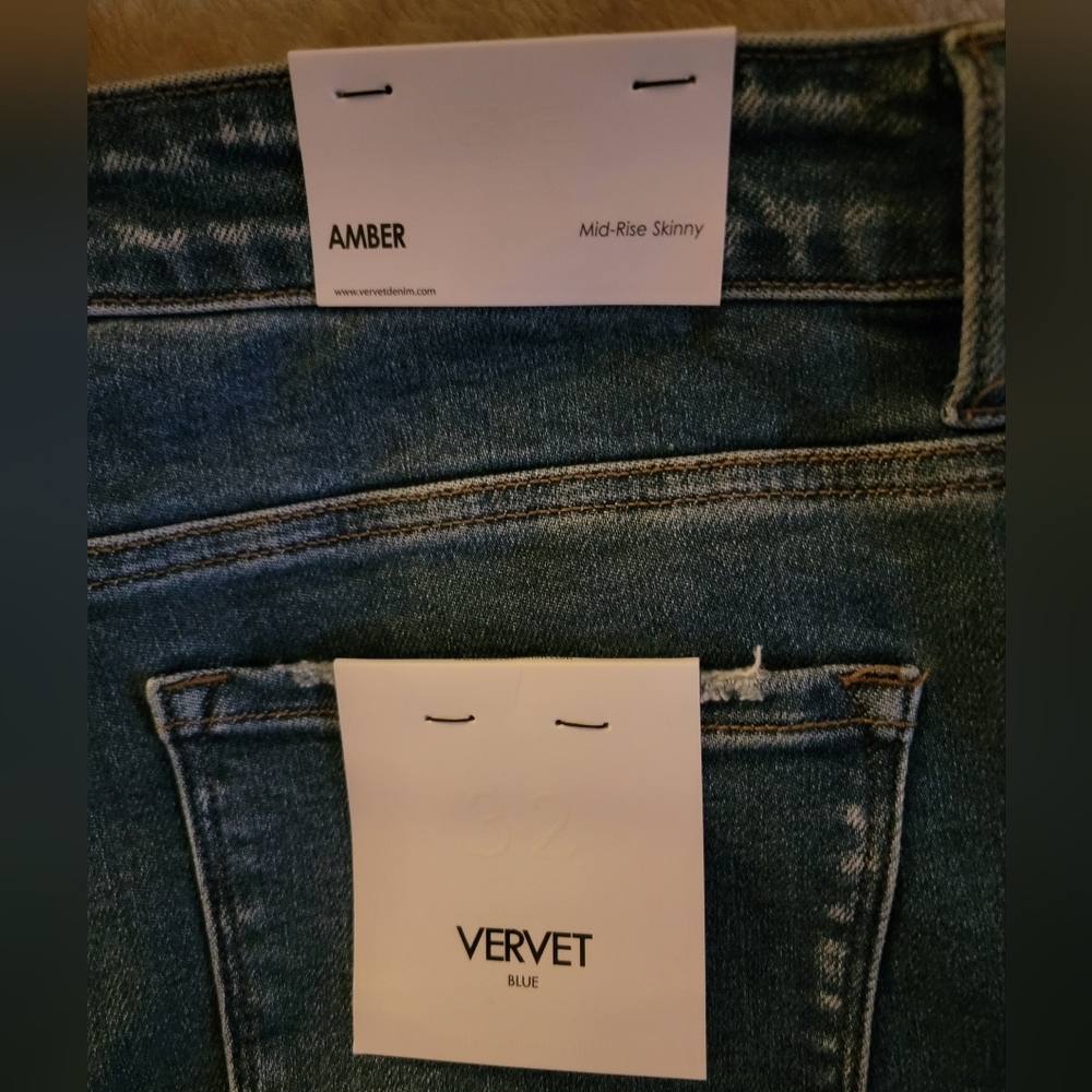 NWT Vervet Skinny Jeans Sz 32 - Picture 4 of 5